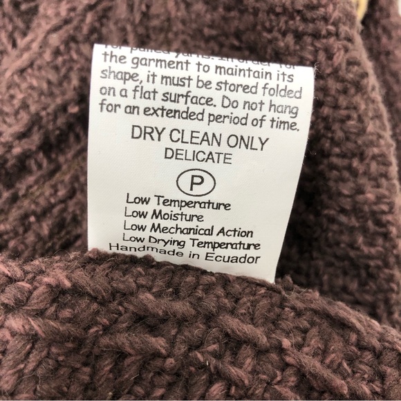 Las Americas Two Tone Brown Wool Blend Button Closure Blazer Suit Jacket Small - Picture 11 of 15